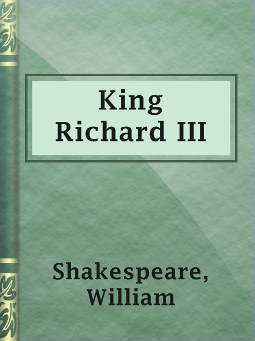 Title details for King Richard III by William Shakespeare - Wait list